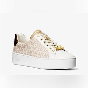 MICHAEL MICHAEL KORS Poppy Color-Block Logo Sneaker – Size 7.5 – Great Condition